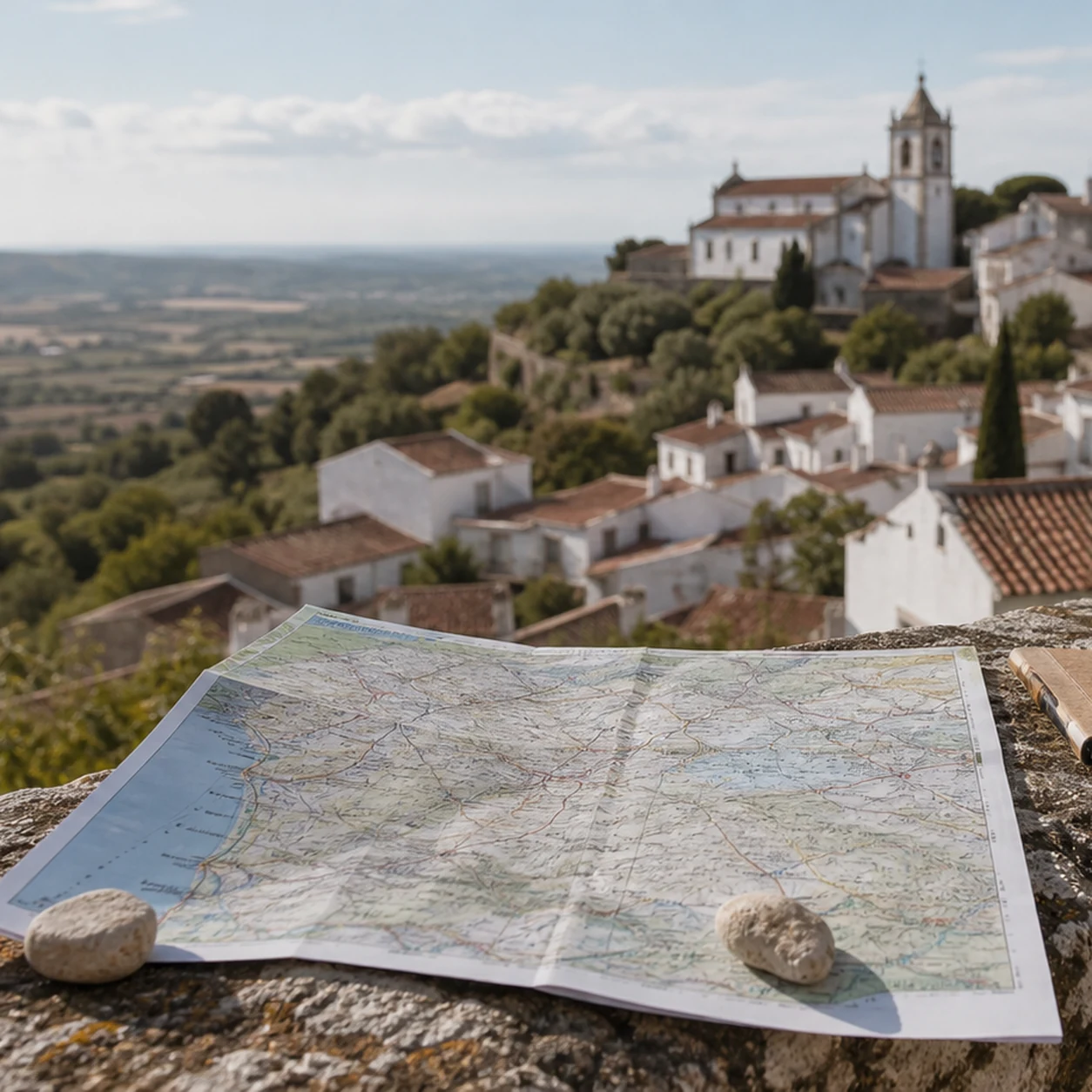 Portugal day journey shaped with practical route context